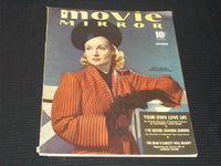 1939 DECEMBER MOVIE MIRROR MAGAZINE - CAROLE LOMBARD FRONT COVER - E 16483