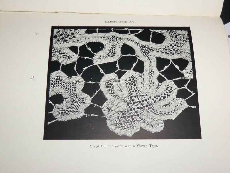 1905 POINT AND PILLOW LACE HARDCOVER BOOK BY MARY SHARP - NICE ILLUS. - KD 6617