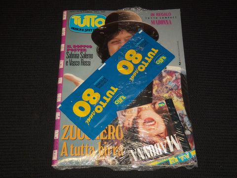 1989 JULY TUTTO ITALIAN MAGAZINE - ZUCCHERO FORNACIARI COVER - E 15544