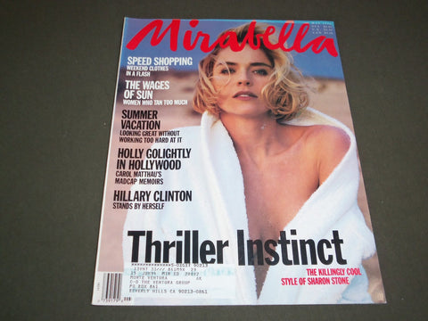 1992 MAY MIRABELLA MAGAZINE - SHARON STONE - SP 5444