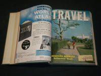 1959 JANUARY-DECEMBER TRAVEL MAGAZINE BOUND VOLUME - GREAT COVERS - KD 5978