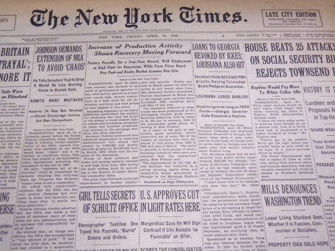 1935 APRIL 19 NEW YORK TIMES - LOANS TO GEORGIA REVOKED - NT 3802