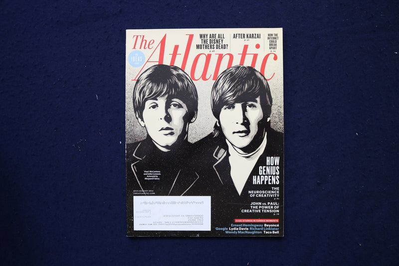 2014 JULY/AUG THE ATLANTIC MAGAZINE - PAUL MCCARTNEY-JOHN LENNON COVER - E 18894