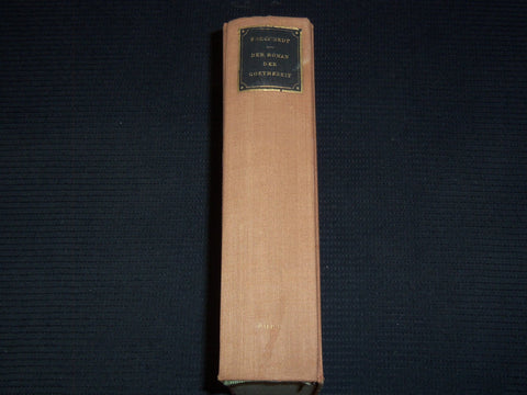 1949 DER ROMAN DER GOETHEZEIT BOOK BY HANS BORCHERDT - KD 7860