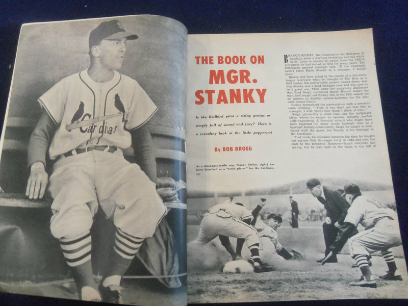 1954 APRIL SPORT MAGAZINE - DON NEWCOMBE COVER - SPRING TRAINING ISSUE - ST 7247