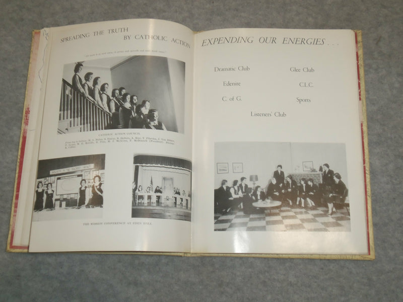 1955 CONVENT OF THE SACRED HEART YEARBOOK - TORRESDALE, PENNSYLVANIA - YB 2075