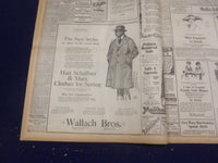 1920 APRIL 9 NEW YORK TIMES - RAIL STRIKE REACHES NEW YORK - NT 8285