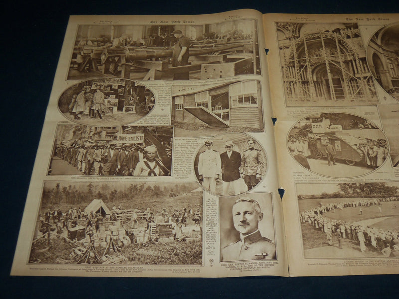 1917 JULY 22 NEW YORK TIMES ROTO PICTURE SECTION - FRANCIS OUIMET - NT 8988