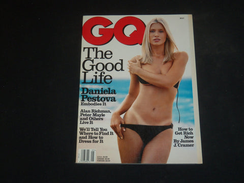 1998 MAY GQ MAGAZINE - DANIELA PESTOVA COVER - SP 3457