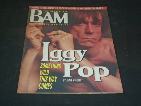 1990 AUGUST 24 BAM MAGAZINE ISSUE NO. 340 - IGGY POP COVER - SP 2957