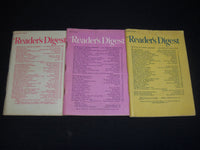 1947-1949 READER'S DIGEST MAGAZINES LOT OF 9 ISSUES - WR 631A