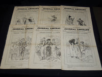 1880 JOURNAL AMUSANT ILLUSTRE FRENCH MAGAZINE LOT OF 30 - FASHION ILLUS- O 3197J