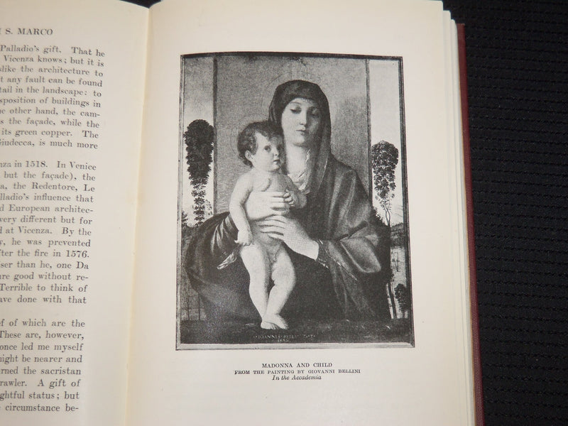 1927 A WANDERER IN VENICE HARDCOVER BOOK BY E. V. LUCAS - KD 9401