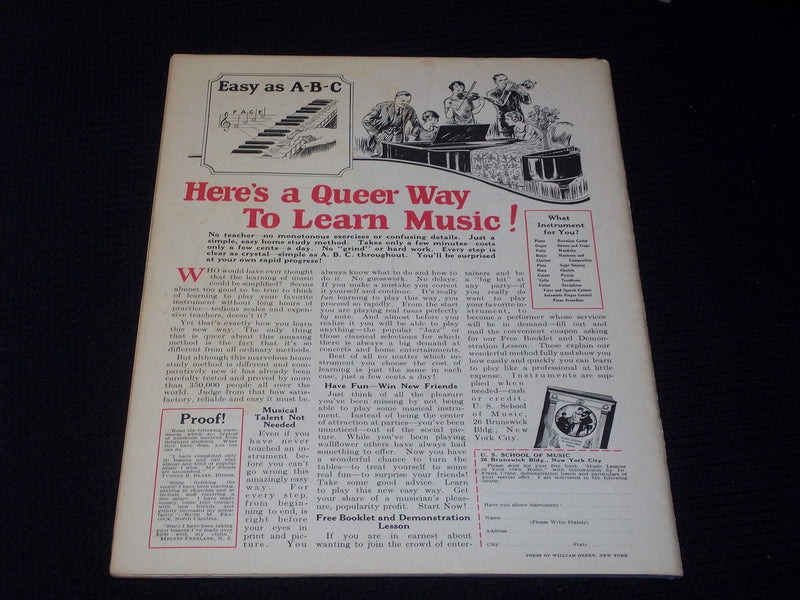 1925 JUNE 6 JUDGE MAGAZINE - BOATING NUMBER FRONT COVER - E 4753