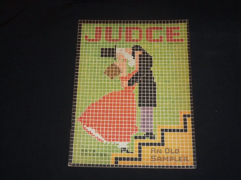 1930 APRIL 12 JUDGE MAGAZINE - AN OLD SAMPLER - ST 5626