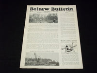 1937-1951 BELSAW MACHINERY CO. BULLETIN LOT OF 9 ISSUES - KANSAS CITY - O 2593B