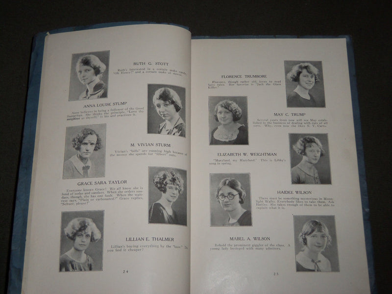 1924 READING HIGH SCHOOL FOR GIRLS YEARBOOK - PENNSYLVANIA - PHOTOS - YB 1431