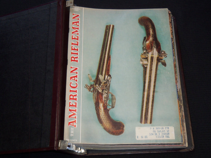 1961 JANUARY-DECEMBER THE AMERICAN RIFLEMAN MAGAZINE BOUND VOLUME - KD 4839