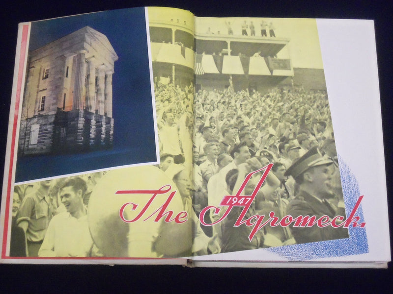 1947 AGROMECK NORTH CAROLINA STATE COLLEGE YEARBOOK - RALEIGH - PHOTOS - YB 227