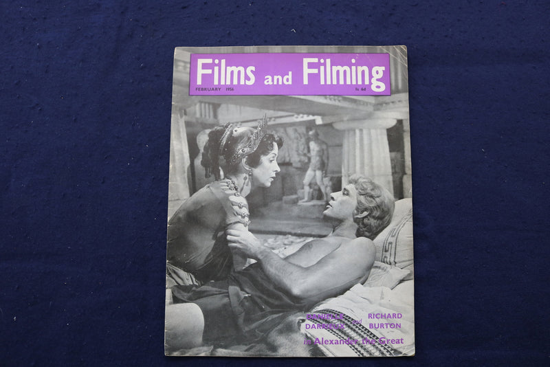 1956 FEBRUARY FILMS AND FILMING MAGAZINE - RICHARD BURTON COVER - E 17945