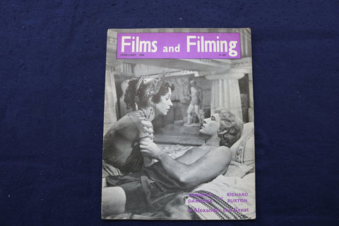 1956 FEBRUARY FILMS AND FILMING MAGAZINE - RICHARD BURTON COVER - E 17945