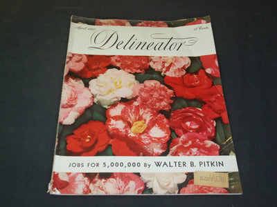 1937 APRIL DELINEATOR MAGAZINE - ILLUSTRATED COVER - SP 6943