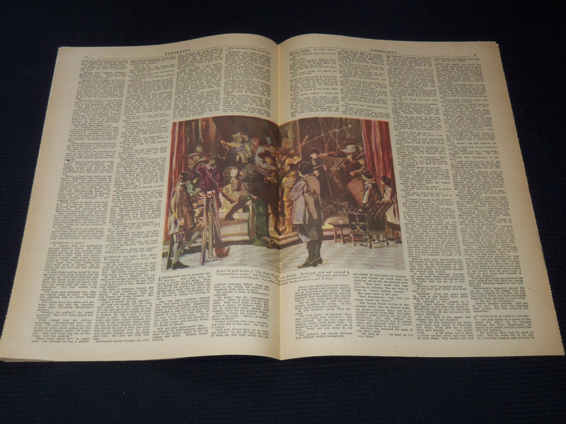 1936 DEC 13 PHILADELPHIA INQUIRER SUNDAY NOVEL SECTION - REMBRANDT - NP 3296I