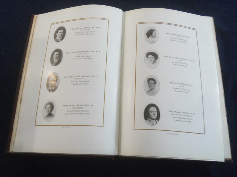 1910 THE ANNUAL ROCKFORD HIGH SCHOOL YEARBOOK - ROCKFORD, ILLINOIS - YB 2589