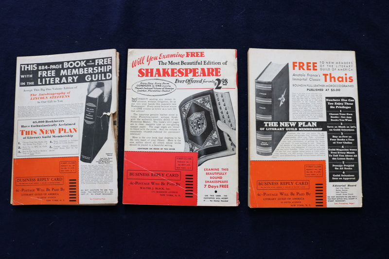 1934 THE GOLDEN BOOK MAGAZINE - COMPLETE YEAR - LOT OF 12 - O 3455