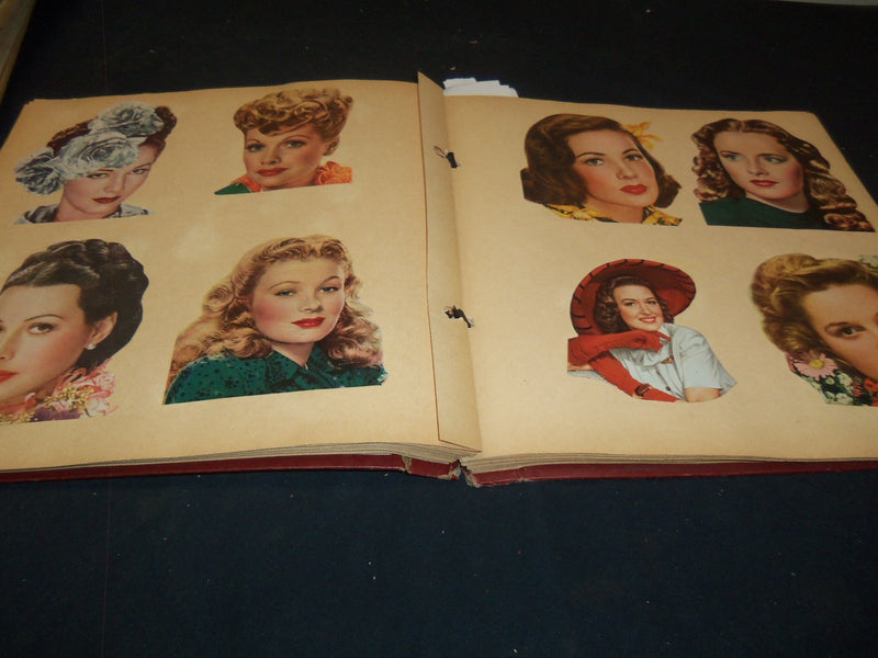 1940'S HOLLYWOOD MOVIE STARS SCRAPBOOK - GREAT PHOTOS - SHIRLEY TEMPLE - 34A
