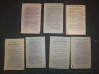 1855 KNICKERBOCKER MONTHLY MAGAZINE - LOT OF 7 ISSUES - WR 1210