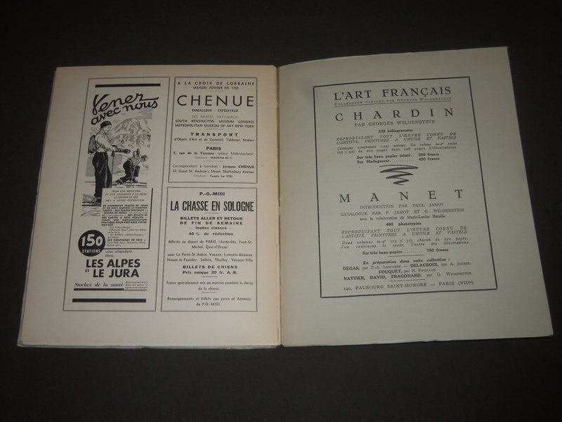 1937 GAZETTE DES BEAUX-ARTS FRENCH MAGAZINE LOT OF 10 - COMPLETE YEAR - O 3037