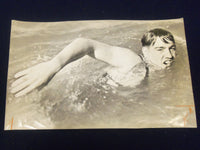1930'S - 1970'S SWIMMING & ROWING WIRE PHOTOS LOT OF 12 - STAMPED - J 1796