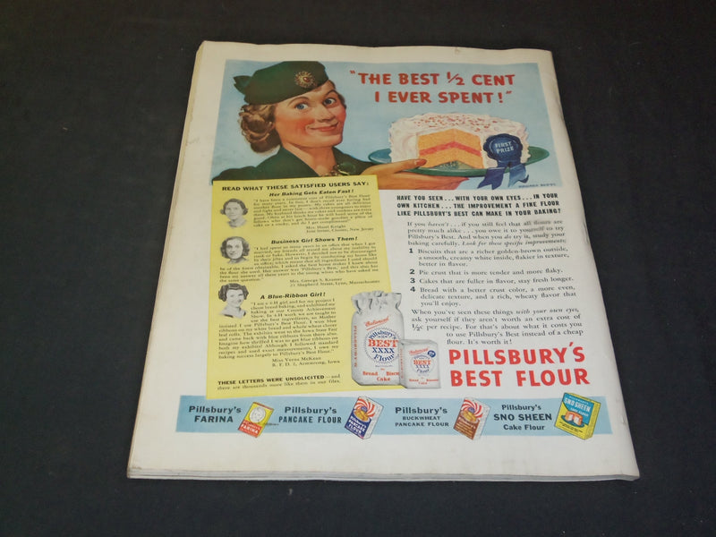 1939 OCTOBER WOMAN'S HOME COMPANION MAGAZINE - ILLUSTRATED COVER - SP 7010