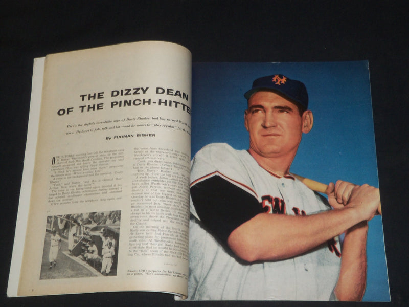 1955 APRIL SPORT MAGAZINE - BOB TURLEY COVER - SP 8487