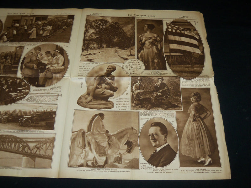 1918 DECEMBER 15 NEW YORK TIMES PICTURE SECTION - 27TH DIVISION HOME - NP 5459