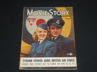 1941 OCT MOVIE STORY MAGAZINE - BETTY GRABLE & TYRONE POWER COVER - SP 4451
