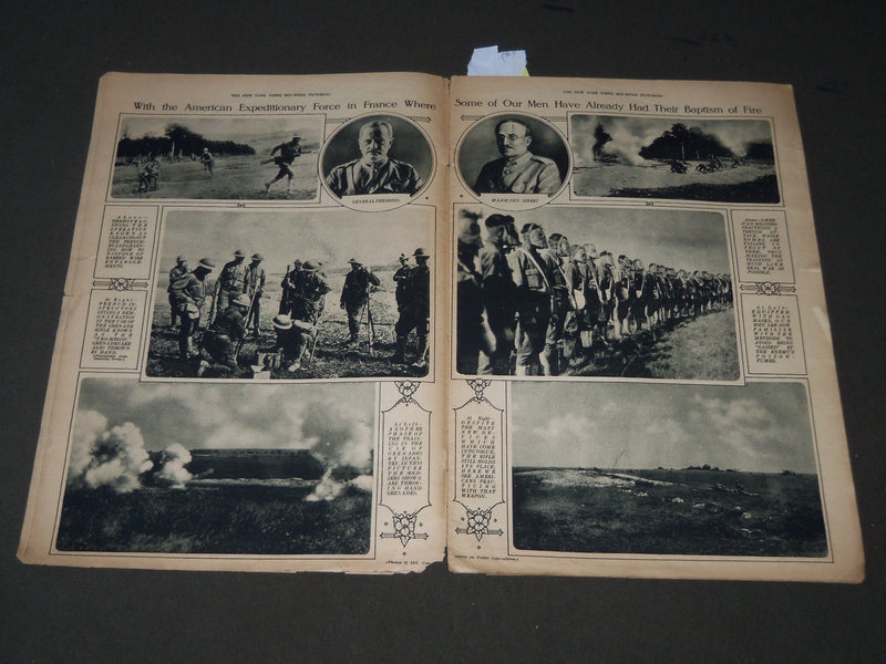 1917 NOVEMBER 8 MID-WEEK PICTORIAL MAGAZINE SECTION - PRESIDENT WILSON - J 3270