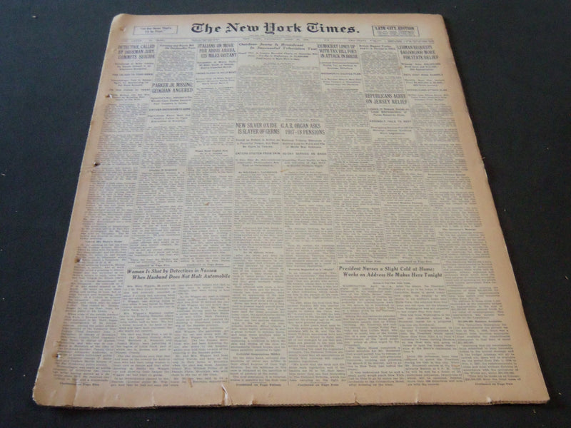 1936 AUGUST 25 NEW YORK TIMES - OUTDOOR SCENE IS BROADCAST IN TV TEST - NT 6716