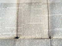 1837-1838 BOSTON MERCANTILE JOURNAL NEWSPAPER LOT OF 2 - NP 614A
