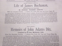 1883-1884 THE CRITIC MAGAZINE LOT OF 7 ISSUES - NICE REVIEWS & ARTICLES - WR 795