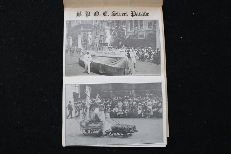 1912 JULY B.P.O.E. GRAND LODGE REUNION - PORTLAND - SOUVENIR FOLDER - K 3065
