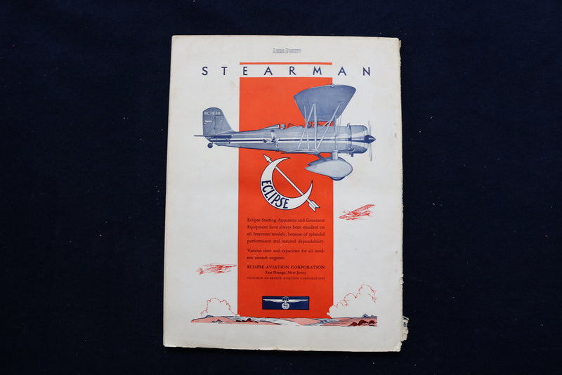 1931 FEBRUARY AERO DIGEST MAGAZINE - STINSON JUNIOR MONOPLANES COVER - E 11263