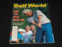 1986 OCTOBER 10 GOLF WORLD MAGAZINE - GREG NORMAN FRONT COVER - E 5540A