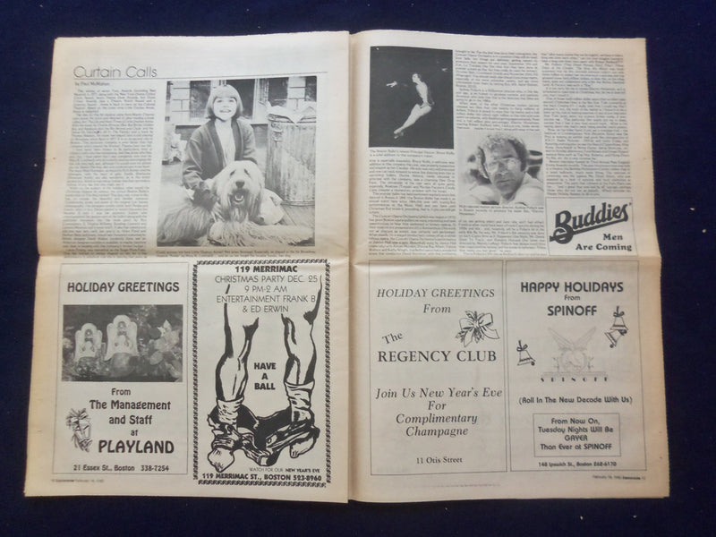1980 FEBRUARY 18 ESPLANADE NEWSPAPER - 1979 JANUARY 31 DATE ON COVER - NP 6826