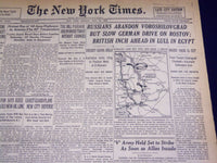 1942 JULY 20 NEW YORK TIMES - BRITISH INCH AHEAD IN LULL IN EGYPT - NT 1582