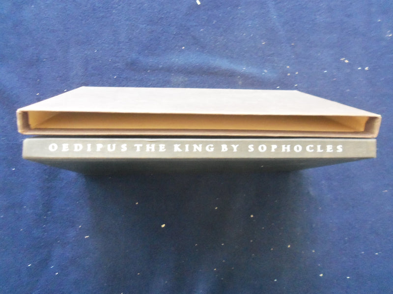 1944 SOPHOCLES OEDIPUS HARDCOVER BOOK - HERITAGE PRESS - SLIPCASE - KD 9345