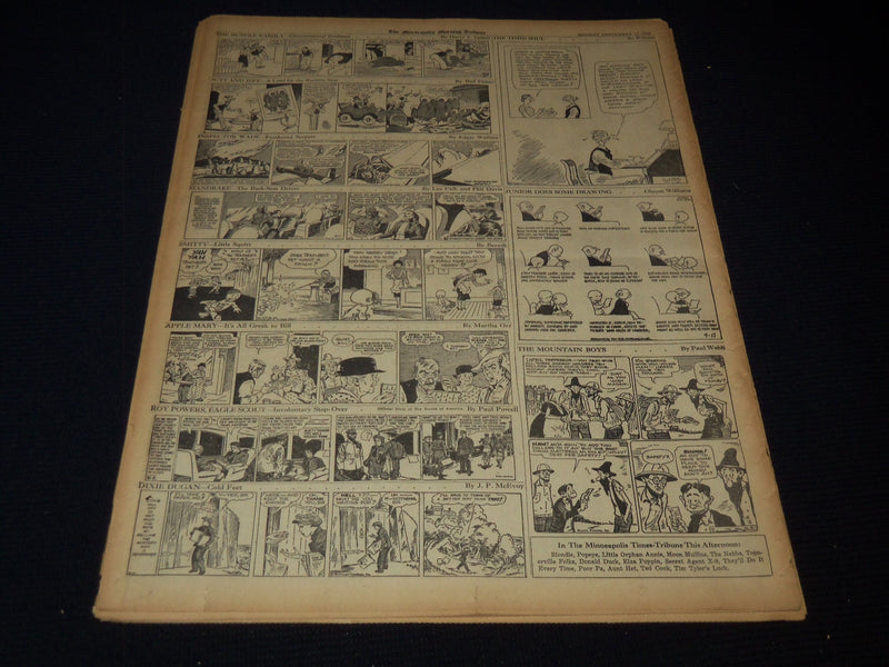1939 SEPTEMBER 11 MINNEAPOLIS MORNING TRIBUNE - CANADA DECLARES WAR - NT 9527