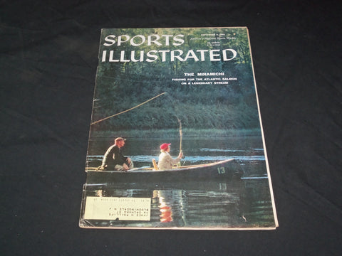 1958 SEPTEMBER 8 SPORTS ILLUSTRATED MAGAZINE - THE MIRAMICHI - SP 8895