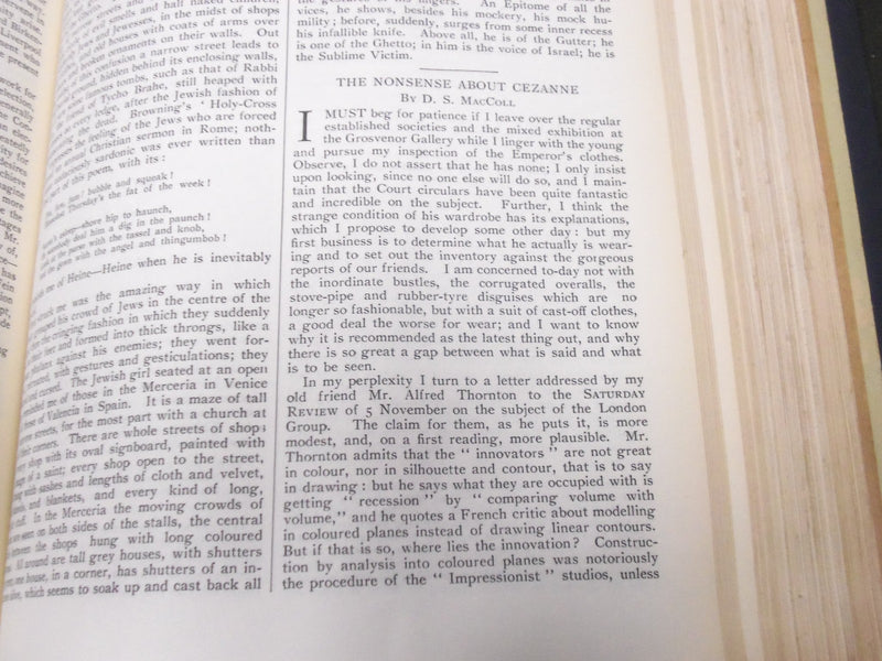 1921 SATURDAY REVIEW 2 BOUND VOLUMES - COMPLETE YR- PUBLISHED IN LONDON - R 1136